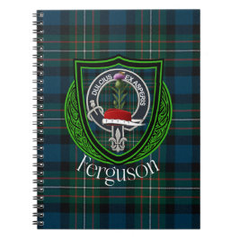 Ferguson Scottish Clan Tartan & Crest ノートブック