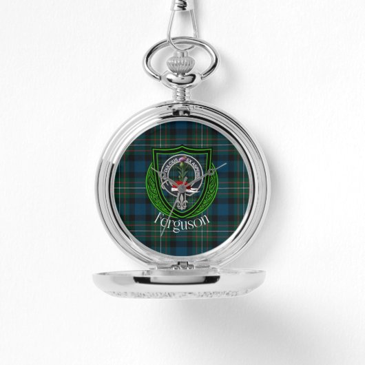 Ferguson Scottish Clan Tartan & Crest 腕時計 (正面)
