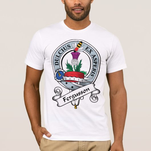 Fergussonの一族は記章を付けます Tシャツ (正面)