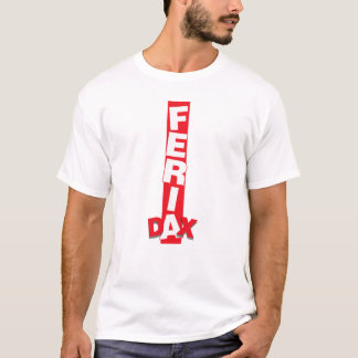 Feria Dax bande rouge & blanc Tシャツ