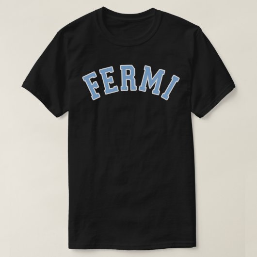 FERMIブルーカーブTシャツ Tシャツ (デザイン正面)