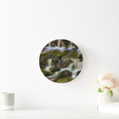 Fern春、カリフォルニア州ヨセミテ国立公園 ラウンド壁時計 (ホーム)