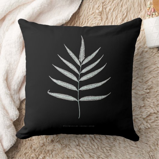 Fern – ポリポディウムグランディデンズ – X線効果 – 10 クッション (ブランケット)