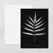 Fern – ポリポディウムグランディデンズ – X線効果 – 10 サンキューカード (正面/裏面)