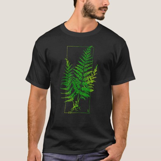 Fern Blockprint VI Tシャツ (正面)