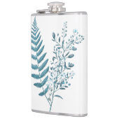 Fern designed flask フラスク (左)