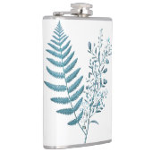 Fern designed flask フラスク (右)