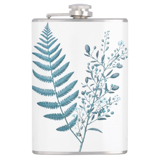 Fern designed flask フラスク (正面)