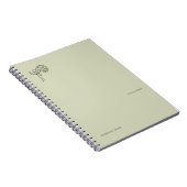 Fern Fiddlehead- Botanists Pause- Minimal ノートブック (右側)