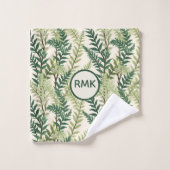 Fern Fronds バスタオルセット (ウォッシュタオル)