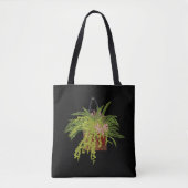 Fern Ivy Hanging Plant Botanical Illustration Art トートバッグ (正面)