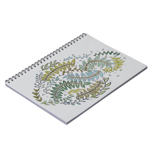 Fern Leaf Journal ノートブック (左側)