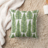 Fern Pattern – Elegant Botanical Leaf Design クッション (ブランケット)