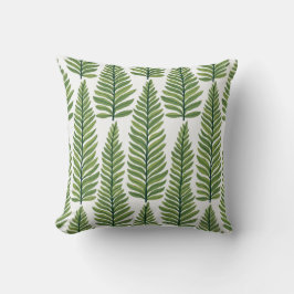Fern Pattern – Elegant Botanical Leaf Design クッション