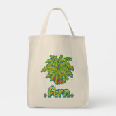 Fern Pixelart, Pixel Art トートバッグ (裏面)