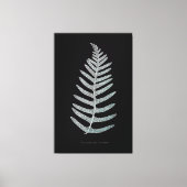 Fern - Polypodyum Vulgare - X線効果 – 09 キャンバスプリント (正面)