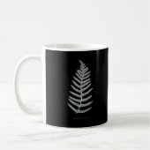 Fern - Polypodyum Vulgare - X線効果 – 09 コーヒーマグカップ (左)