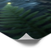 Fern Raccoon Forest Mischief ポスター (角)