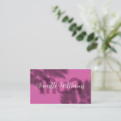 Fern shade Makeup artist Business Card 名刺 (スタンド正面)