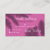 Fern shade Makeup artist Business Card 名刺 (裏面)