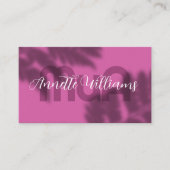 Fern shade Makeup artist Business Card 名刺 (正面)