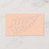 Fern Theme Business Card 名刺 (裏面)
