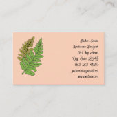 Fern Theme Business Card 名刺 (正面)