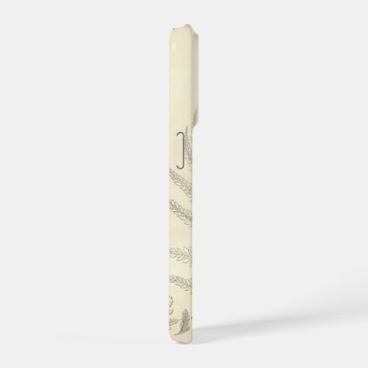 Fern-themed iPhone 15 Pro case iPhoneケース (右側面)