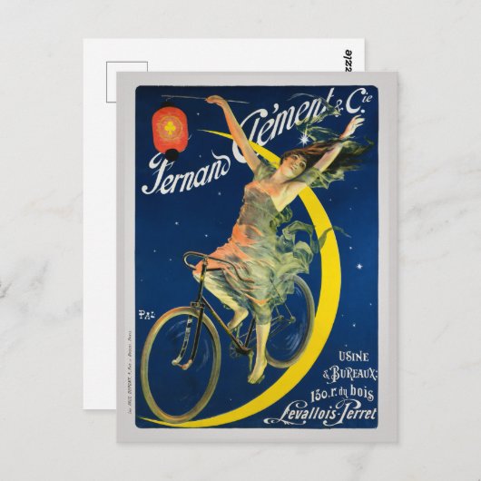 Fernand Clement & Cie自転車ヴィンテージポスター ポストカード (正面/裏面)