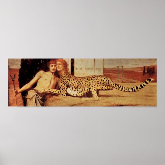 Fernand Khnopff – スフィンクスの優しさ ポスター (正面)