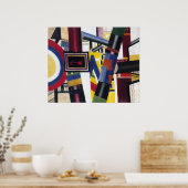 FERNAND LEGER-THE RAILWAY CROSSING-LARGE ポスター (キッチン)