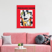 Fernand Leger: Woman with cat (1921) キャンバスプリント (インサイチュ (リビング))