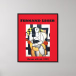 Fernand Leger: Woman with cat (1921) キャンバスプリント<br><div class="desc">この画像は1921年にFernand Legerによって作成された。レジャーは彼の時代素晴らしのキュビストの芸術家の一人だった。キュービズムはアートの動きであり、様々な形を使って作品を作ることを強調した。パブロ・ピカソは恐らく最も祝キュビストだが、レジャーは近い2位でなければならない。この画像では、「猫を持つ女性」と呼ばれるレジャーは違う、緻密な精度とスタイルを持つ形を使って、この素晴らしいキャンバスのプリントを制作している。この「猫付き女性」キャンバスのプリントは、私のプリントオンデンドストアで購入できる。次の時間まで冷やして楽しむ。</div>