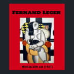 Fernand Leger: Woman with cat (1921) ポスター<br><div class="desc">この画像は1921年にFernand Legerによって作成された。レガーは彼の時代の素晴らしキュビストの芸術家の一人だった。キュービズムはアートの動きであり、様々な形を使って作品を作ることを強調した。パブロ・ピカソは恐らく最も祝キュビストだが、レジャーは近い2位でなければならない。「猫を持つ女性」というイメージで、レジャーは精密でスタイルの高い形を使違う用し、この素晴らしいポスターを制作している。この「猫ポスターの女性」は私のプリント店で購入できる。次の時間まで冷やして楽しむ。</div>