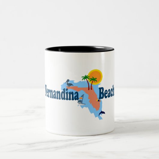 Fernandina浜 ツートーンマグカップ (中央)