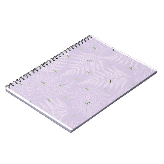 Ferns & Dragonflies ノートブック (左側)