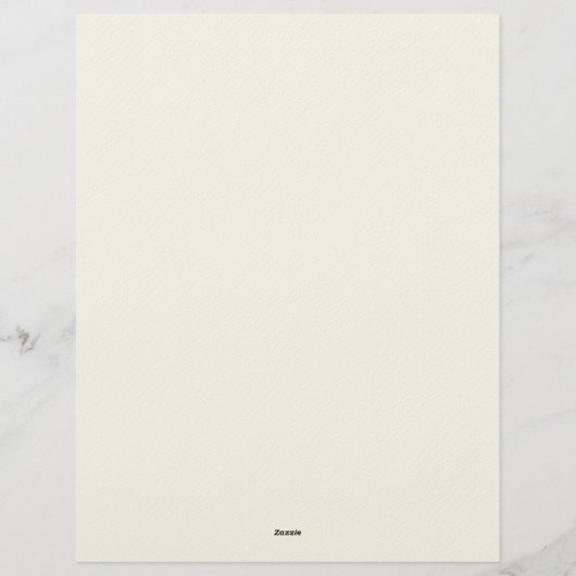 Ferns on a Frame Stationery Paper レターヘッド (裏面)