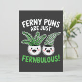 Ferny Puns – Fernbulous! シダっぽいデザインがおもしろい カード (スタンド正面)
