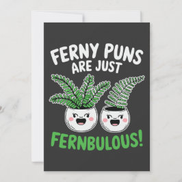 Ferny Puns – Fernbulous! Funny Plant Design カード