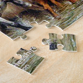 Ferocious Armstrong Scottish Border Clan Castle ジグソーパズル (側面)