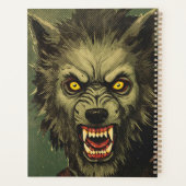 Ferocious Werewolf Horror Illustration プランナー手帳 (裏面)