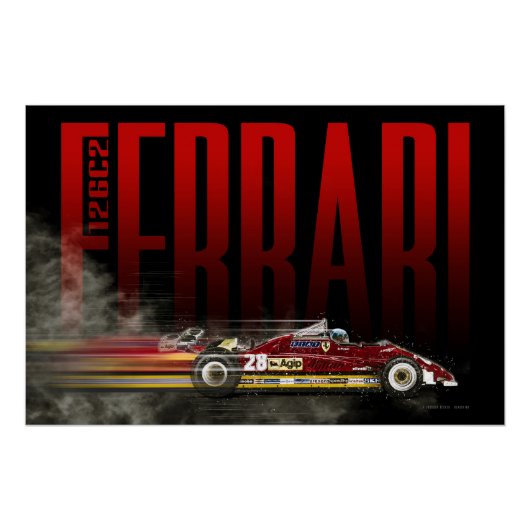 Ferrari 126C2 ポスター (正面)