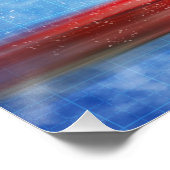 Ferrari 156 Sharknose Blueprint ポスター (コーナー)