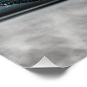 Ferrari 250GTO vs Jag E-Type Lightweigt ポスター (コーナー)