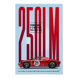 Ferrari 250LM Tribute ポスター