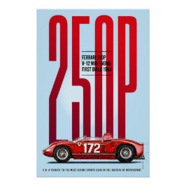 Ferrari 250P Tribute ポスター