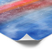 Ferrari 365 GTB/4 Daytona Blueprint ポスター (コーナー)