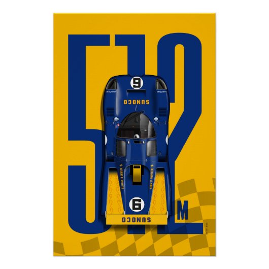 Ferrari 512M Daytona 71 Top Tribute ポスター (正面)