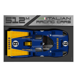 Ferrari 512M Daytona No.6 ポスター