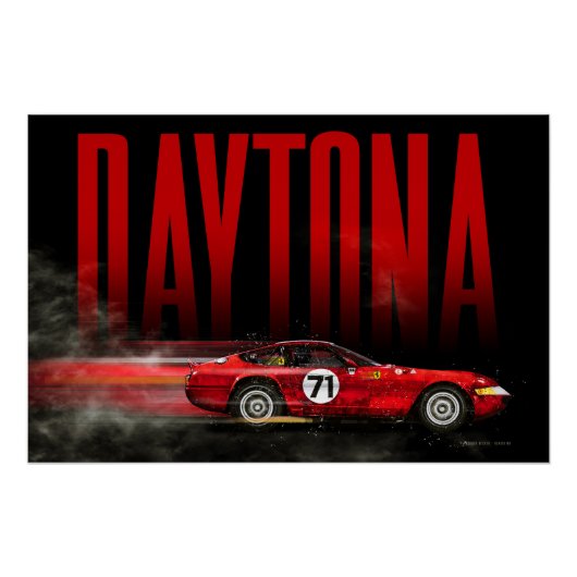 Ferrari Daytona ポスター (正面)